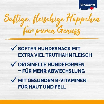 Productafbeelding van VITAKRAFT Noshies Kalkoen - hondensnoepjes - 90 g
