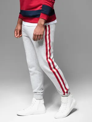 Obrázek produktu pro Ombre Clothing Pánské tepláky Awour bílá XL