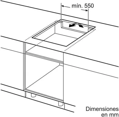 Productafbeelding van Inductiekookplaat 60 cm zwart