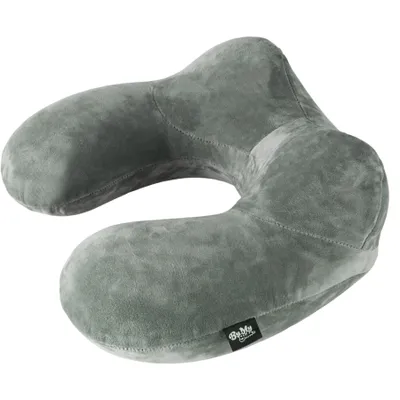 Image de Coussin de nuque 33x31x15cm - gris