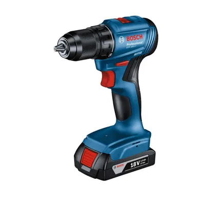 Produktbild von Bosch GSR 185-LI Professional, Handbohrmaschine, Bürstenlos, Blau, 1,3 cm, 1900 RPM, 3,5 cm