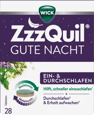 Produktbild von Wick Zzzquil Gute Nacht Ein- und Durchschlafen Tab 28 St