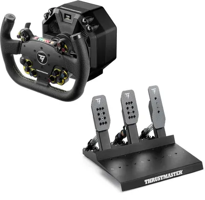Produktbild von Thrustmaster T598 Servo Base + EVO Racing 31U Leder + Raceline Pedals III LC