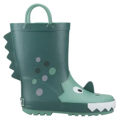 Produktbild von Cotswold - Dinosaurier Gummistiefel für Kinder FS12484 (20,5 EU) (Grün), KI-generiertes Bild