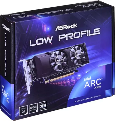 Immagine prodotto di ASROCK Asrock Arc A380 Profilo basso Intel 6 GB GDDR6