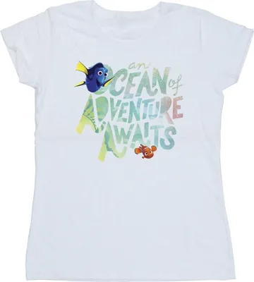 Produktbild von Disney - "Finding Dory Ocean Of Adventure" T-Shirt für Damen BI20189 (M) (Weiß)