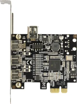 Produktbild von Delock PCI Express Karte > 3 x extern FireWire B + 1 x intern FireWire A