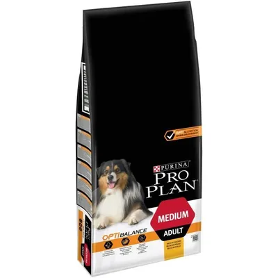 Produktbild von Purina PRO PLAN Medium Adult with OPTIBALANCE, Adult, Huhn, 14 kg