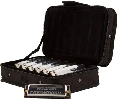 Productafbeelding van Hohner Blues Band set, bestaande uit 7 harmonicas
