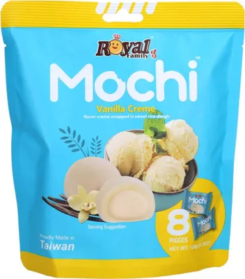 Produktbild von Mochi Royal Family Vanilla Creme, 8 Stk. (120 g)