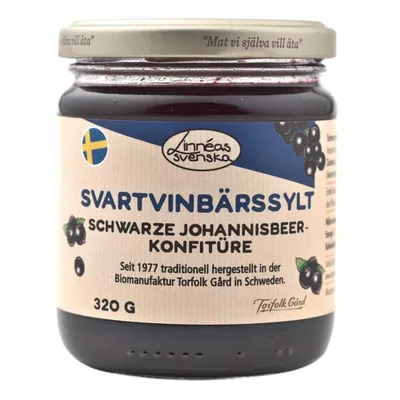 Zdjęcie produktu dla Svartvinbärssylt - Dżem z czarnej porzeczki 320g