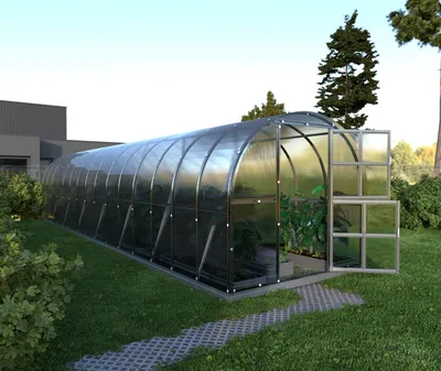 Gewächshaus KLASIKA 36 (3x12m) mit fundamenten und 4mm Polycarbonat;