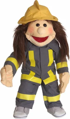 Produktbild von Living Puppets Feuerwehrkleidung 3teilig für Handpuppe 65cm