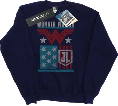 Produktbild von DC Comics - "Justice League" Sweatshirt für Herren BI29654 (M) (Marineblau)
