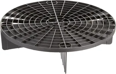 Productafbeelding van Inzetbak Emmer - Vuilzeef Emmerbodem - Auto Wassen - Voorkomt Krassen - 26.5 cm Diameter - Zwart