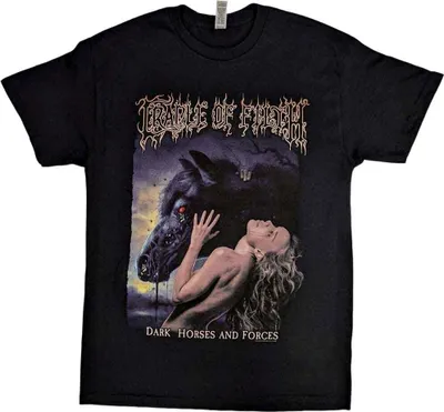 Produktbild von Cradle Of Filth Dark Horses Back Print Black XL T-Shirt