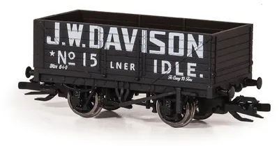 TT:120 Spur 7-Plank-Offener Güterwagen J.W. Davison