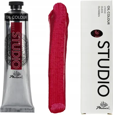 Produktbild von Ölfarbe Phoenix Studio 120ml Tube – 336 Rosa (Rose) – Künstlerfarbe – Deckend & Lichtecht für Leinwand, Holz