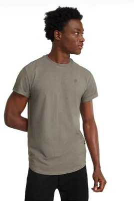 Produktbild von G-Star RAW Herren Lash R T-Shirt, Mehrfarben (Rock Ridge Htr D16396-D565-G477),