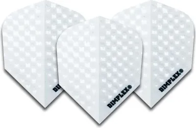 Produktbild von Harrows Dimplex Standard Dart Flights Weiß