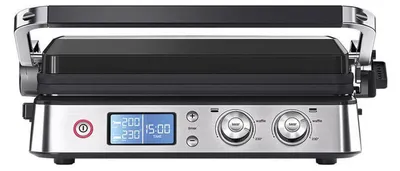 Image de Grill de contact Braun Multigrill9 CG9040, en acier inoxydable / noir