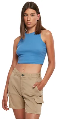 Immagine prodotto di Urban Classics Donna Cropped Rib Top horizonblue - L