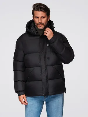 Produktbild von Ombre Clothing Winterjacke für Männer Monoist schwarz XXL