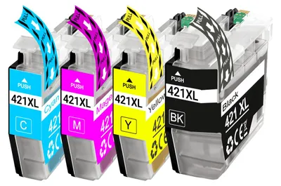 Produktbild von 4er Pack Druckerpatronen 421 421XL kompatibel mit Brother MFC-J1010 J1010DW