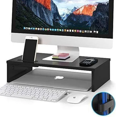Obrázek produktu pro Držák monitoru do kanceláře pro notebooky a stolní počítače