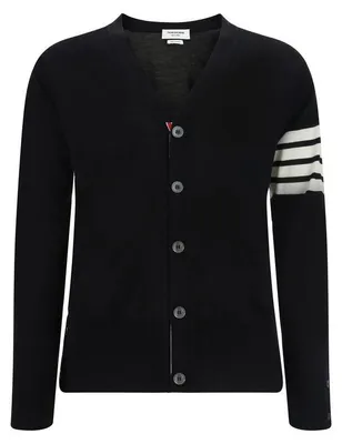 Produktbild von Thom Browne Cardigan aus Wolle in Schwarz