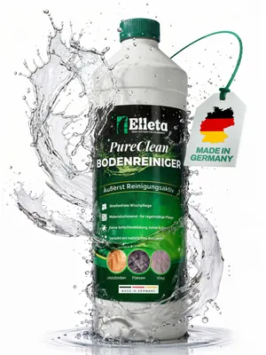 Produktbild von Boden-Reinigungsmittel [Konzentrat für 50 Anwendungen] streifen- & schaumfreier Bodenreiniger Wischmop | Fliesenreiniger Parkettreiniger Vinyl Reinige