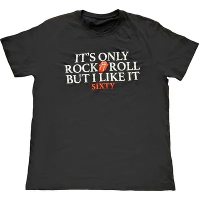 Obrázok produktu pre The Rolling Stones Sixty It's only R&R but I like it (Foiled) Black XL Tričko