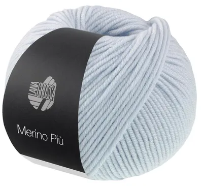 Produktbild von Lana Grossa MERINO PIÙ Farbe 011 - Zartblau