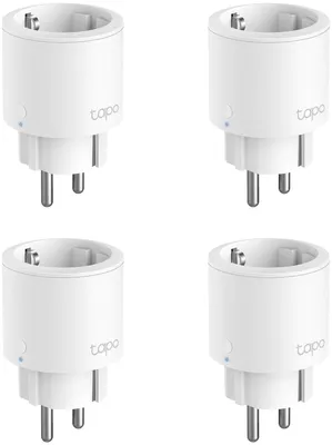 Produktbild von TP-Link Tapo P115(4-pack), Drinnen, Weiß, Polycarbonat (PC), Leistung, Status, Kabellos, 2400 MHz