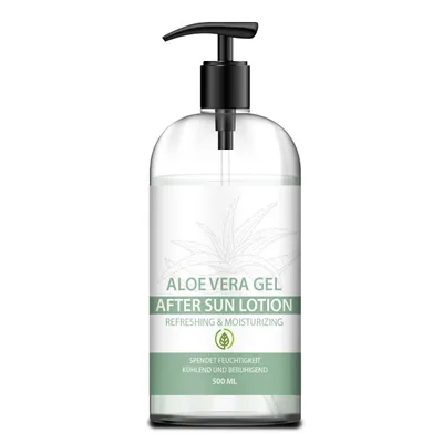 Produktbild von Saint Nutrition® Aloe Vera Gel - 3 in 1 Bodylotion für Gesicht & Körper – Hautpflege & After Sun – für Frauen & Männer geeignet – spendet Feuchtigkeit