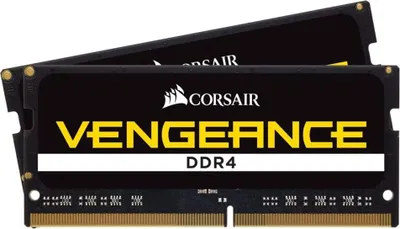 Produktbild von SO-DIMM 16 GB DDR4-2400 (2x 8 GB) Dual-Kit (schwarz, CMSX16GX4M2A2400C16, Vengeance)