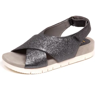 Immagine prodotto di F6834 sandalo donna dark silver UNISA CESTA  shoe woman