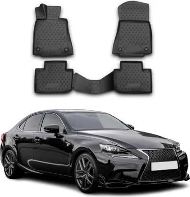Immagine prodotto di 2013-2021 Lexus IS250 Tappetini TPE Nero 4 pezzi