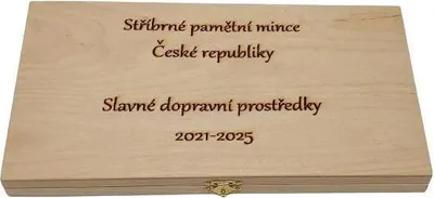 Obrázek produktu pro Kazeta - Stříbrné mince - Slavné dopravní prostředky 2021 - 2025