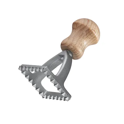 Zdjęcie produktu dla Küchenprofi Pastacasa, Przystawka do robienia ravioli, Aluminium, Drewno, Aluminium, Drewno, 40 mm, 40 mm, 1 szt.