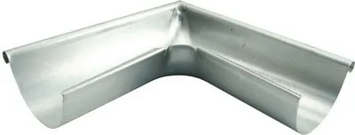 Produktbild von Marley Rinnenwinkel NW 150 mm, Außenecke, 90°, halbrund, titan-zink