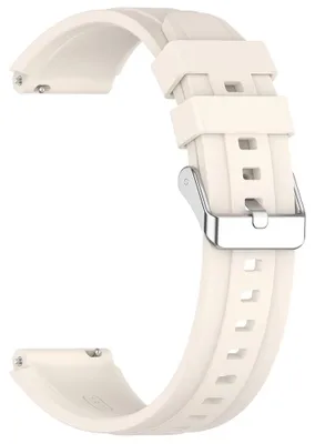 Obrázok produktu pre Techsuit - Watchband 18mm (W075) remienok pre Huawei Watch GT 4 (41 mm) / W1 / Honor Watch S1 / Garmin Venu 2S / Vivoactive 4S - béžový