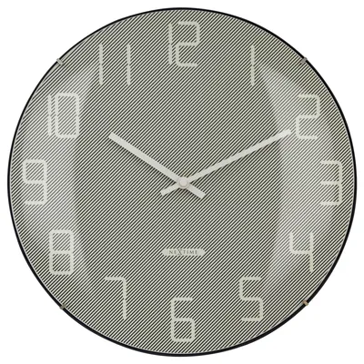 Obrázok produktu pre NeXtime - 3299GS - Nástenné hodiny - 35 cm - čierne - odtieň