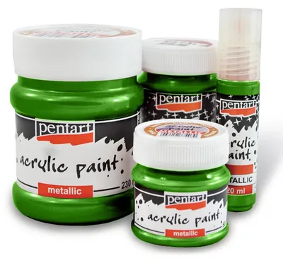 Obrázek produktu pro Metalická akrylová barva Pentart 20 ml - light green
