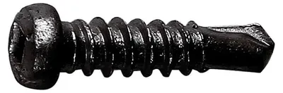 Produktbild von Cobrafastener Schwarz 90 Stück 4,2 x 16 mm Clipschrauben für Cobra Clip, Befestigung für Fiberon WPC Terrassendielen, Einfache Montage für Alu Unterkonstruktion