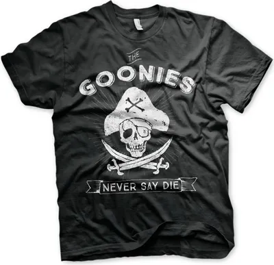 Produktbild von Goonies - Never Say Die T-Shirt - Large - Black