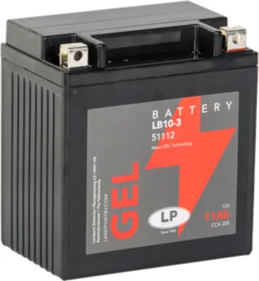 Produktbild von Batterie 12V 11Ah für Motorrad Startbatterie MG LB10-3