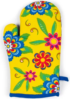Produktbild von Excelsa Ofenhandschuh Gipsy Soul Baumwolle 32x18 cm Bunt