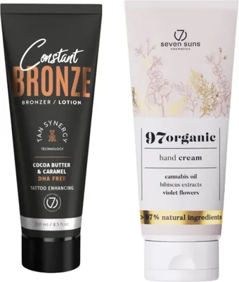 Produktbild von 7suns Constant Bronze Bronzer Lotion 250 ml + Gratis Handcreme 75 ml