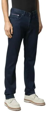Image de Pantalon slim en denim Tommy Hilfiger pour hommes, modèle Bleecker, taille W28